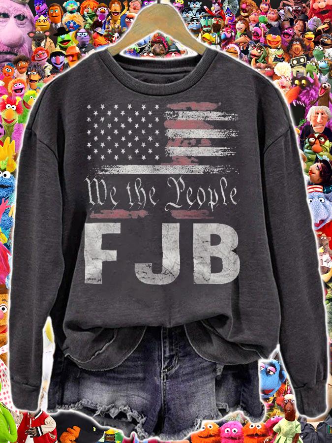 We The People FJB Anti Biden Let's Go Brandon USA Flag T-Shirt t-shirt