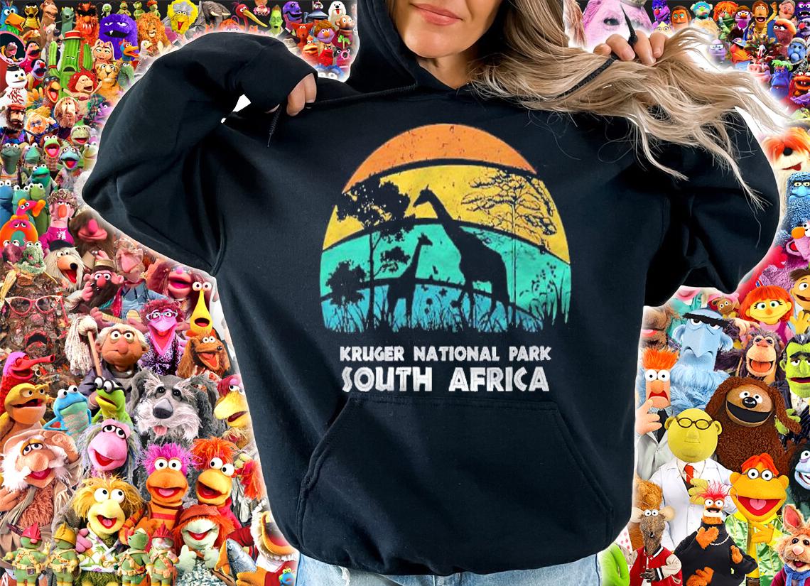 Womens Vintage Retro Kruger National Park South Africa Africa Safari Shirt t-shirt