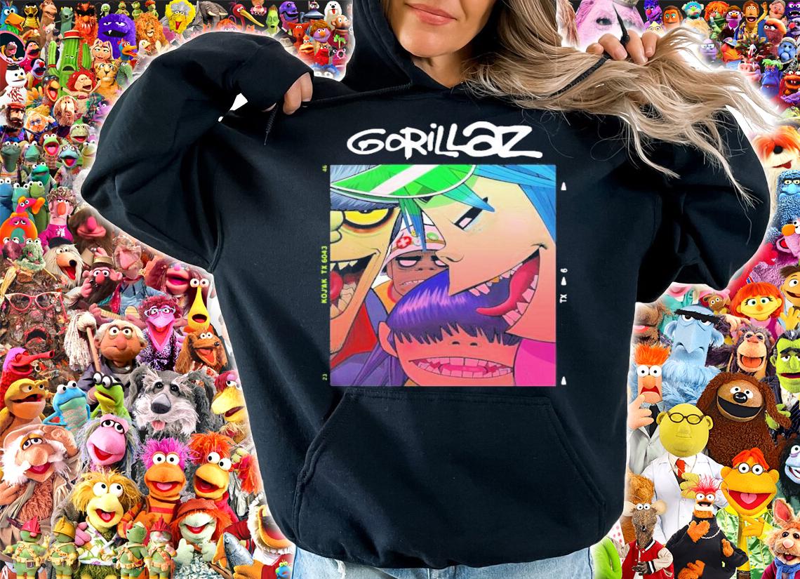 Gorillaz Polaroid Slide Shirt t-shirt hoodie