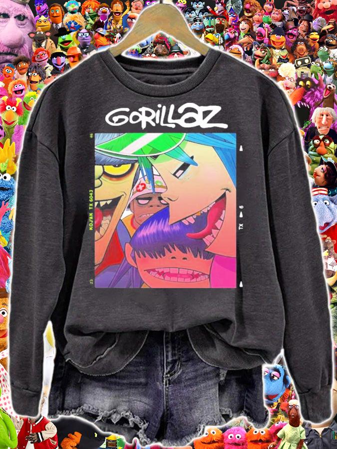 Gorillaz Polaroid Slide Shirt t-shirt sweatshirt