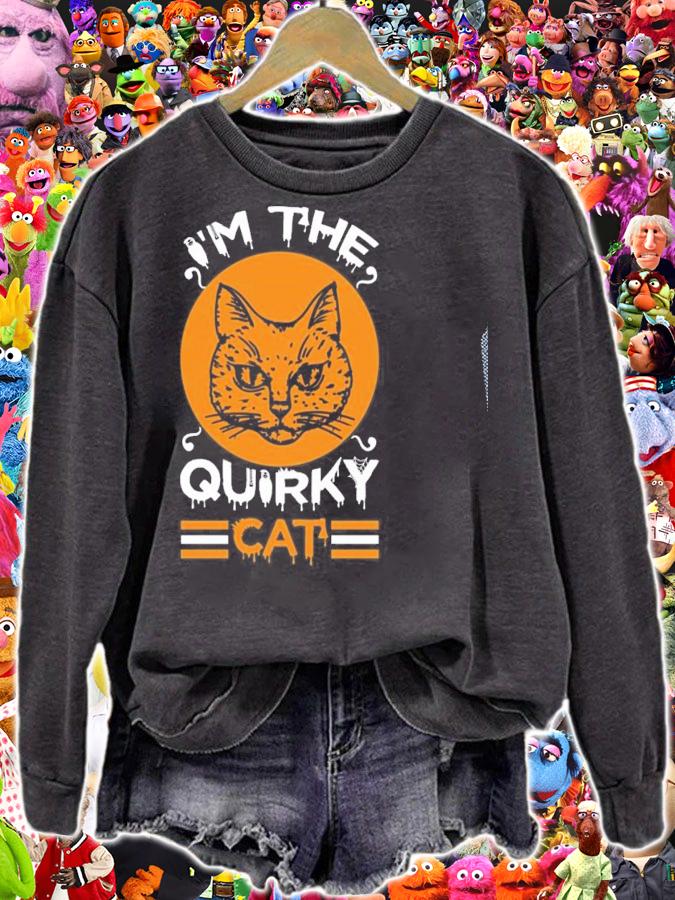 Im The Quirky Cat Funny Halloween Essential T-shirt t-shirt sweatshirt
