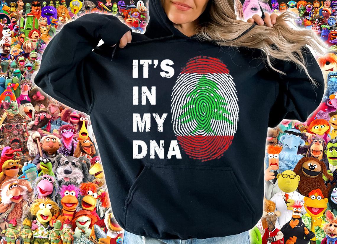 Lebanon In My DNA Proud Lebanon Flag Lebanese Men Women Kids T-Shirt t-shirt