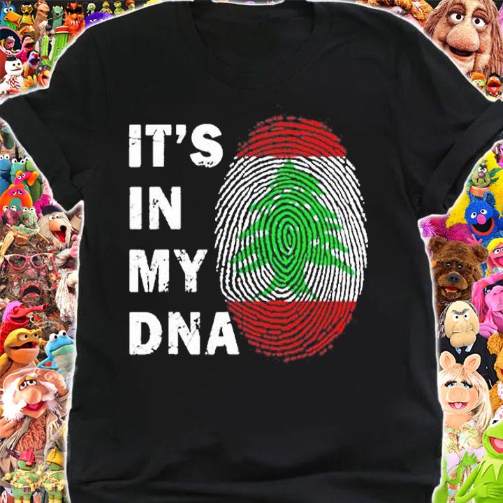 Lebanon In My DNA Proud Lebanon Flag Lebanese Men Women Kids T-Shirt t-shirt