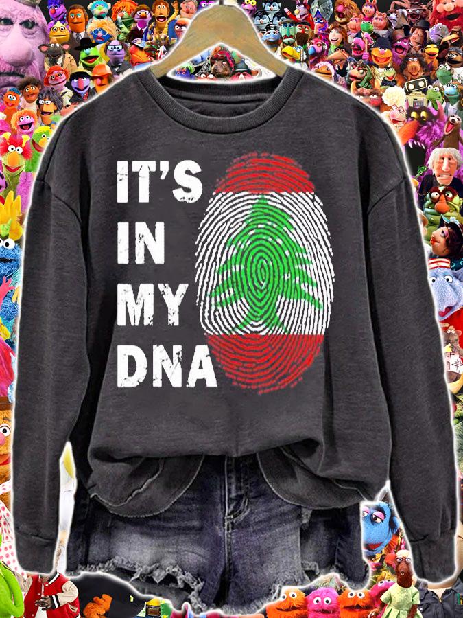 Lebanon In My DNA Proud Lebanon Flag Lebanese Men Women Kids T-Shirt t-shirt