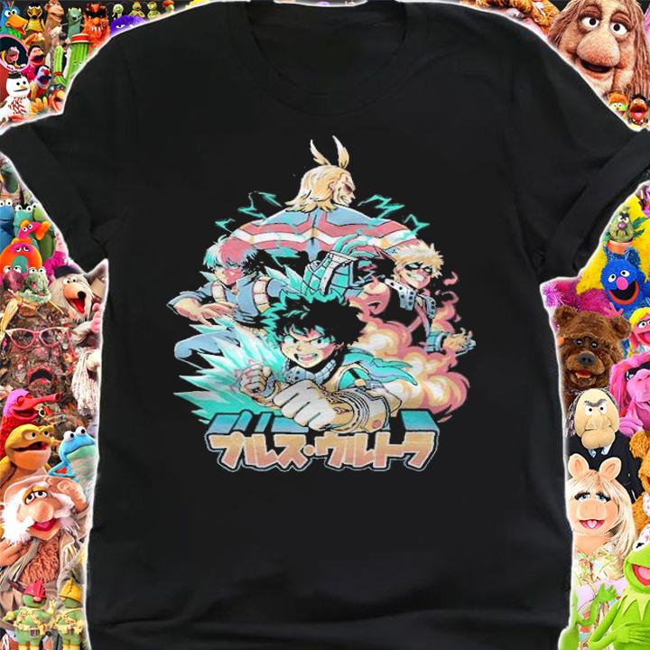 My hero Academia All Might Todoroki Shouto Bakugou Katsuki Midoriya Izuku characters T-shirt t-shirt