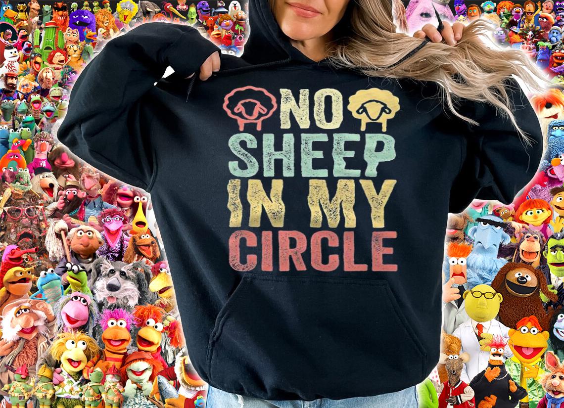 No Sheep In My Circle Vintage Funny Mystery Alien Sheep T-Shirt t-shirt hoodie