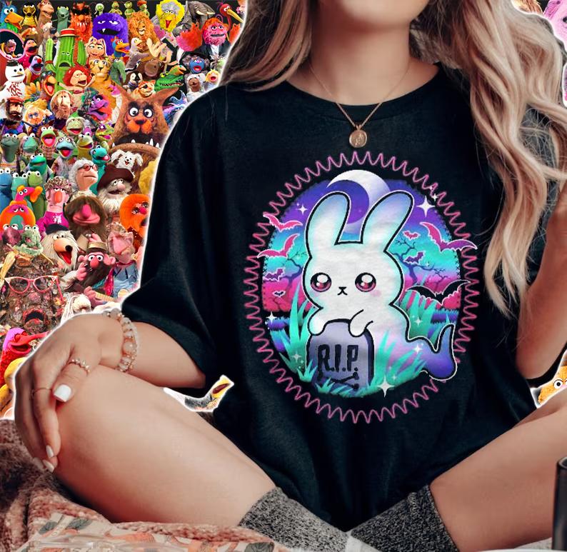Spooky Bunny Ghost Classic Shirt t-shirt woman shirt