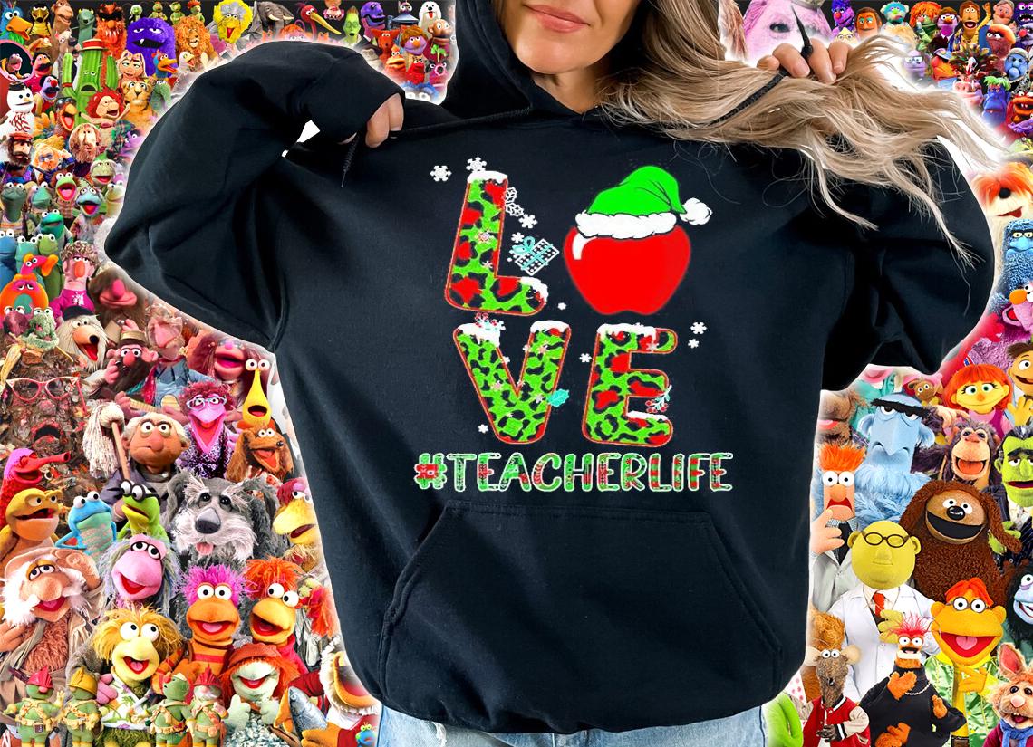 Teacher Life Love Christmas T-Shirt t-shirt hoodie