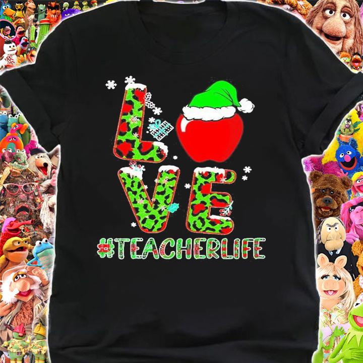 Teacher Life Love Christmas T-Shirt t-shirt shirt