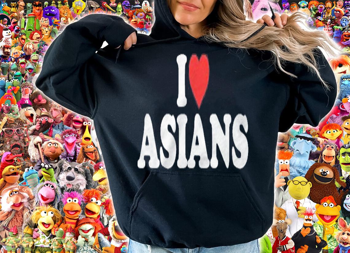 I Love Asians Heart Premium Shirt t-shirt hoodie