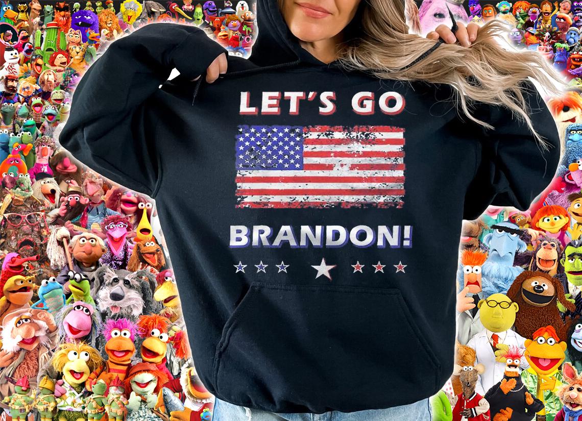 Lets Go Brandon American Flag Impeach Biden Meme Shirt t-shirt