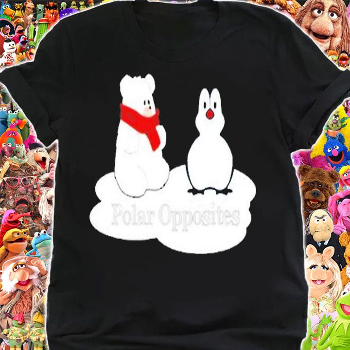 Polar Opposites  Penguin And Polar Bear T-Shirt t-shirt shirt