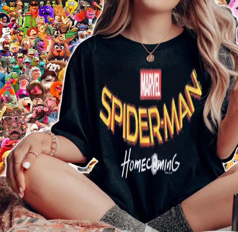 Marvel Spider-Man Homecoming Title Logo t-shirt
