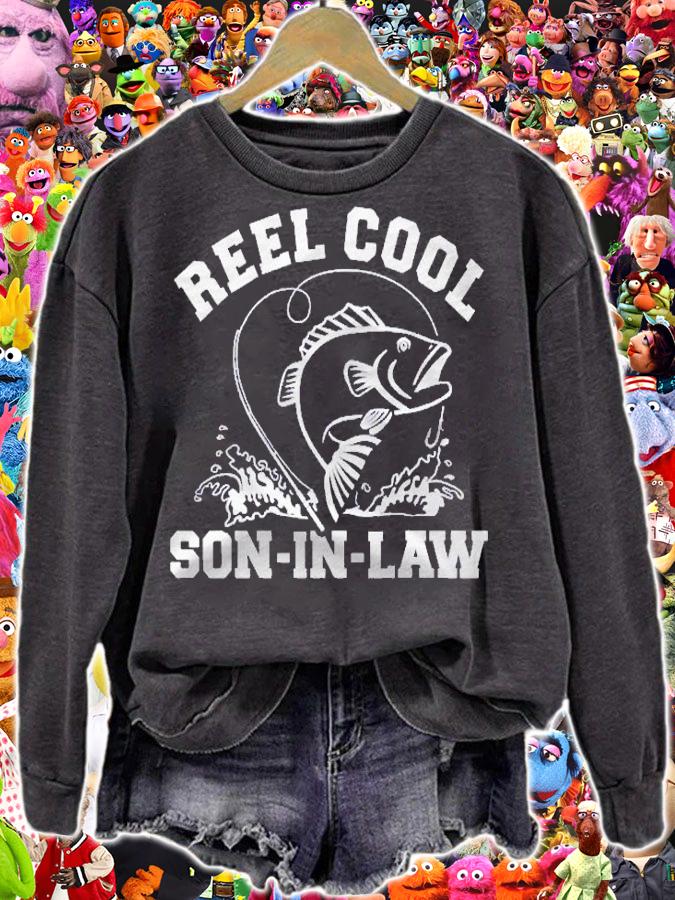 Mens Reel Cool Fishing Son In Law Shirt t-shirt sweatshirt