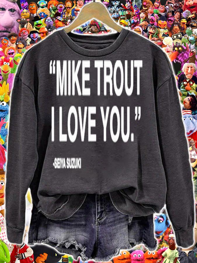 Mike Trout I Love You Seiya Suzuki Shirt t-shirt