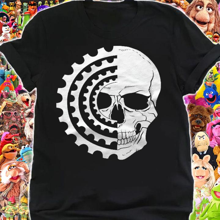 Mountain Biking Skull And Mtb Gear For Crazy Downhiller Shirt t-shirt