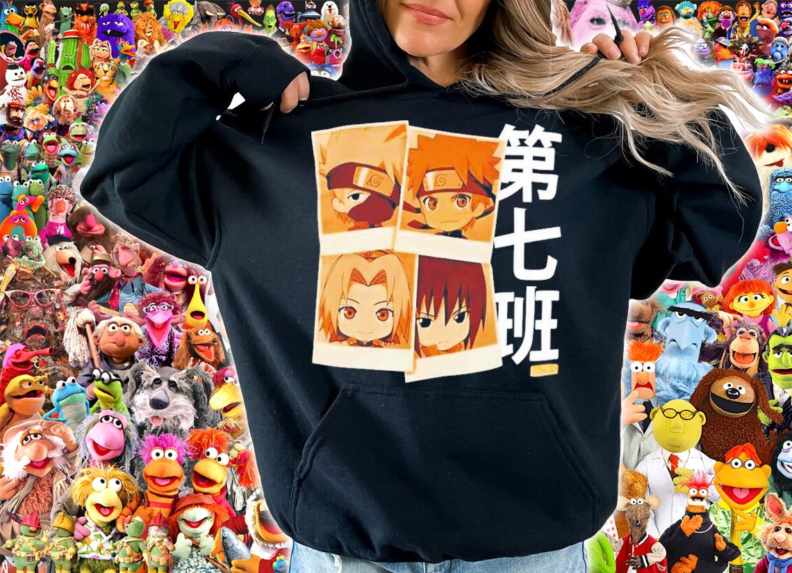 Naruto Shippuden Nendoroid Team 7 Photos Shirt t-shirt hoodie