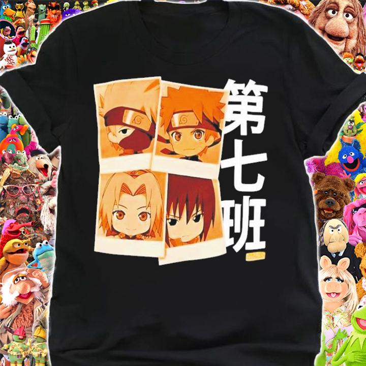 Naruto Shippuden Nendoroid Team 7 Photos Shirt t-shirt shirt
