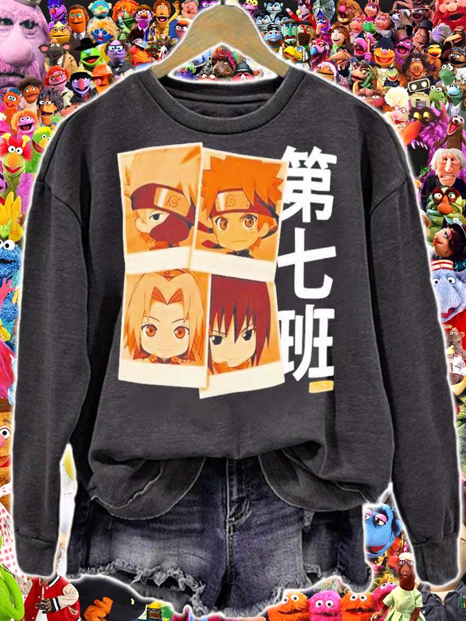 Naruto Shippuden Nendoroid Team 7 Photos Shirt t-shirt sweatshirt