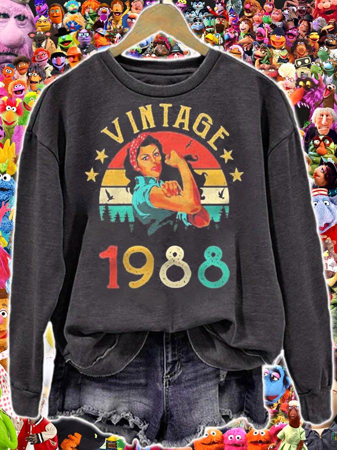 Retro Vintage 1988 Made In 1988 33 Years Old 33Rd Birthday shirt t-shirt sweatshirt