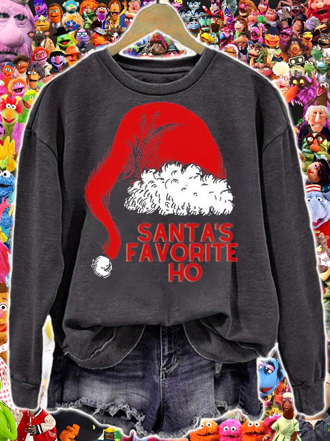 Santas Favorite Ho Funny Christmas T-Shirt t-shirt sweatshirt
