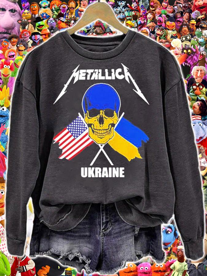 Skull Metallica Ukraine T-Shirt t-shirt sweatshirt