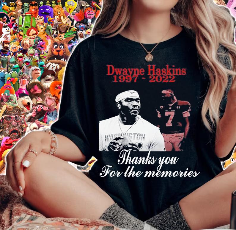 Thank You For The Memories Dwayne Haskins RIP 1997 2022 Signature T-Shirt t-shirt woman shirt