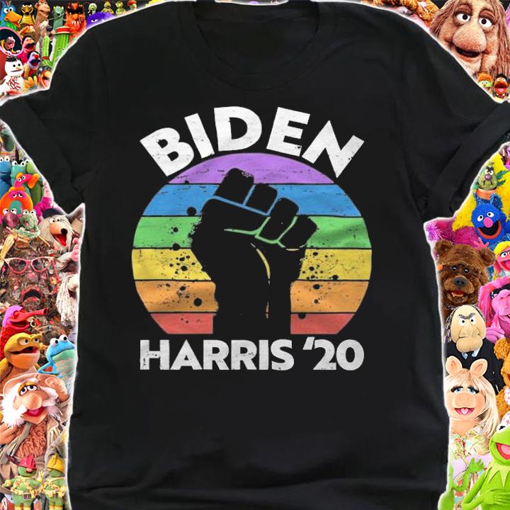 Trending biden Harris 2020 BLM LGBT Rainbow T-Shirt t-shirt shirt