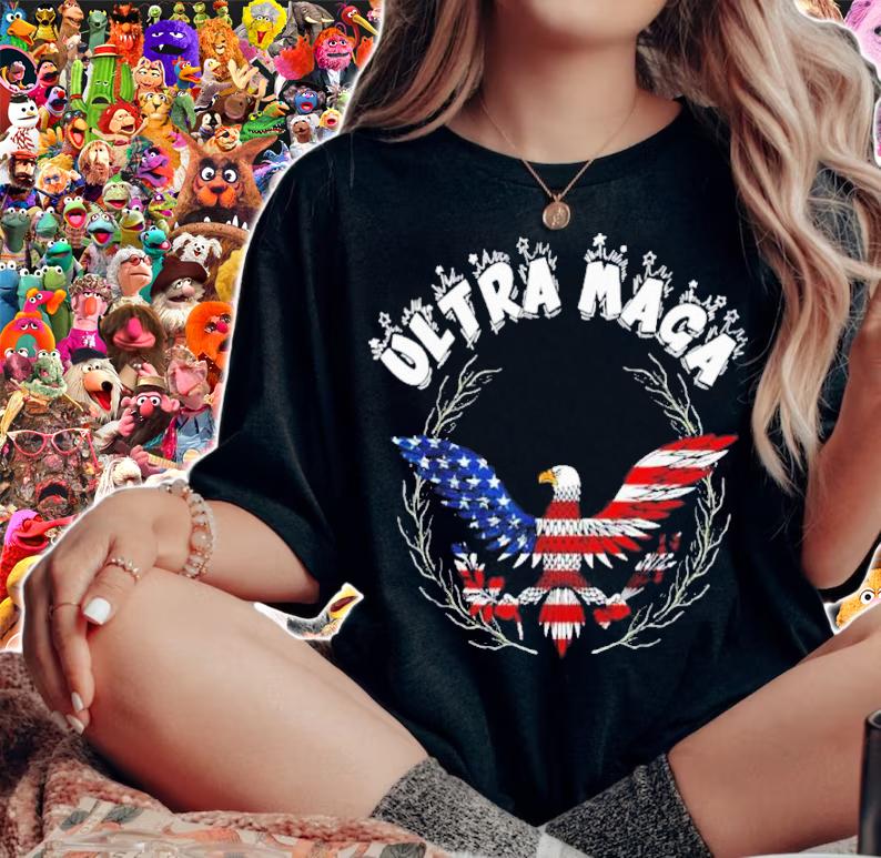 Ultra MAGA Eagle 2022 Great Maga King USA Flag Shirt t-shirt