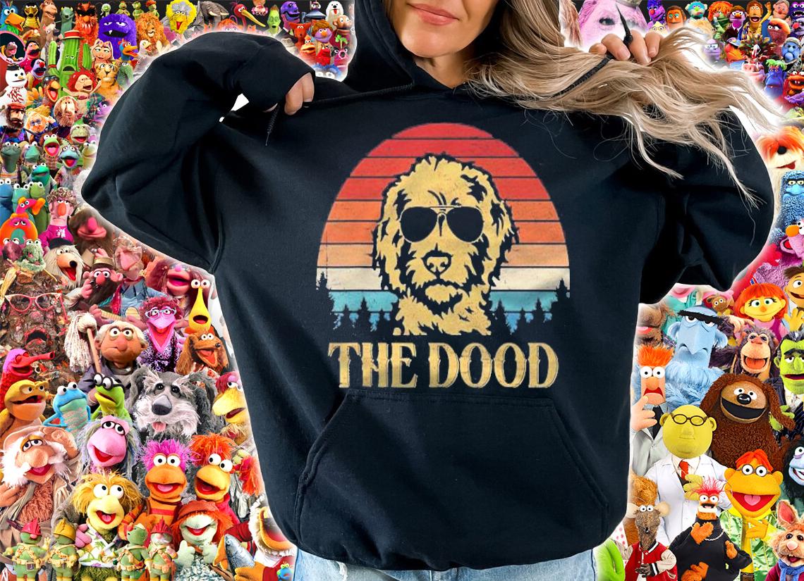 Vintage Goldendoodle The Dood Gift Dad Mom Kids Shirt t-shirt hoodie