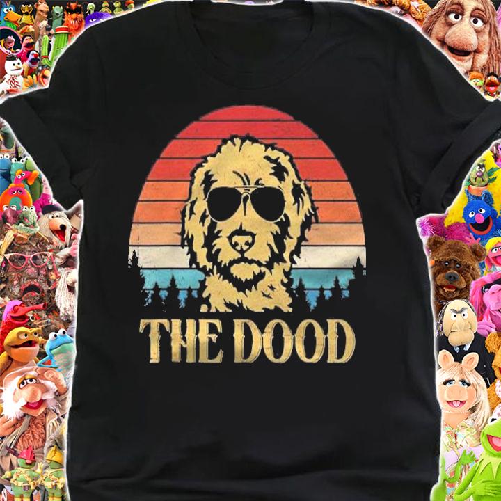 Vintage Goldendoodle The Dood Gift Dad Mom Kids Shirt t-shirt shirt