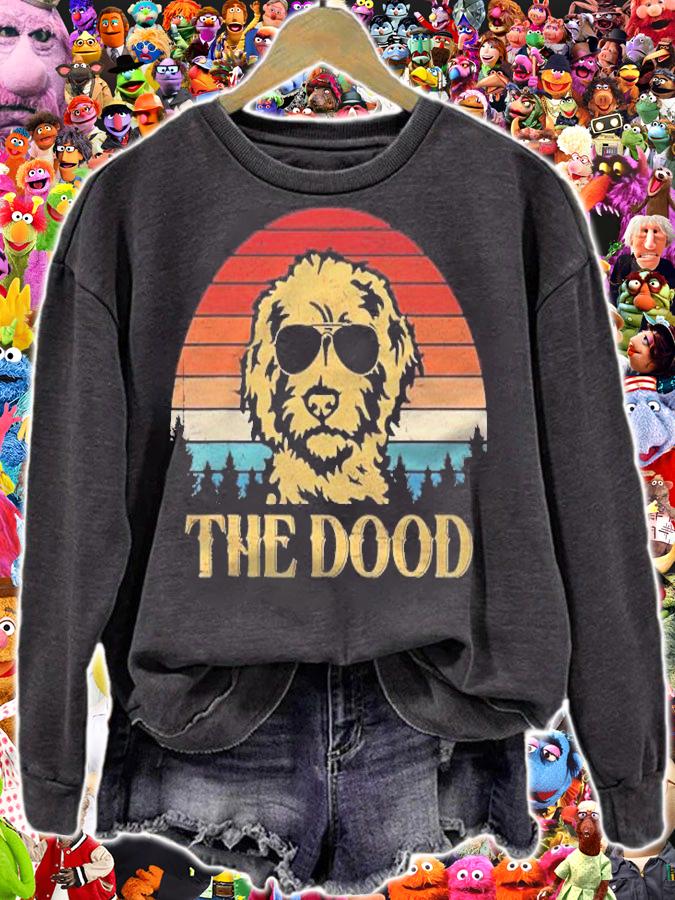 Vintage Goldendoodle The Dood Gift Dad Mom Kids Shirt t-shirt sweatshirt