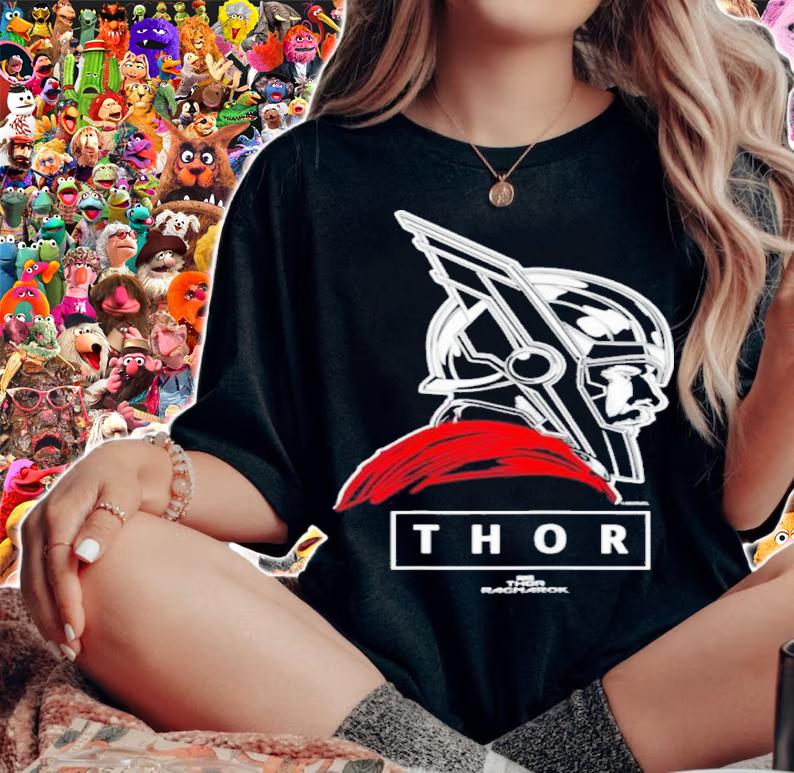 Marvel Thor Ragnarok God Of Tonal Street View Shirt t-shirt woman shirt