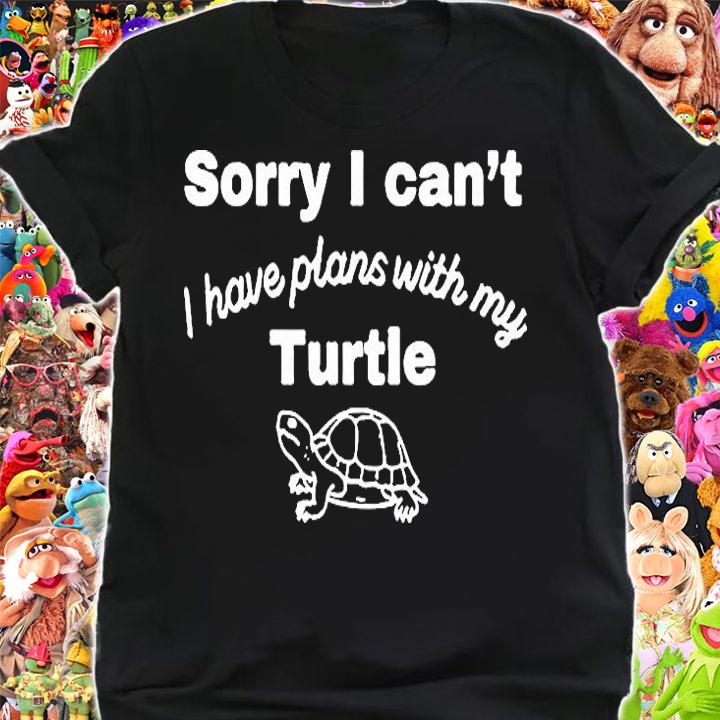 Sorry I Cant I Have Plans With My Turtle Shirt t-shirt