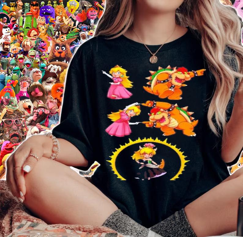Super Mario Parody Bowsette Fusion Shirt t-shirt