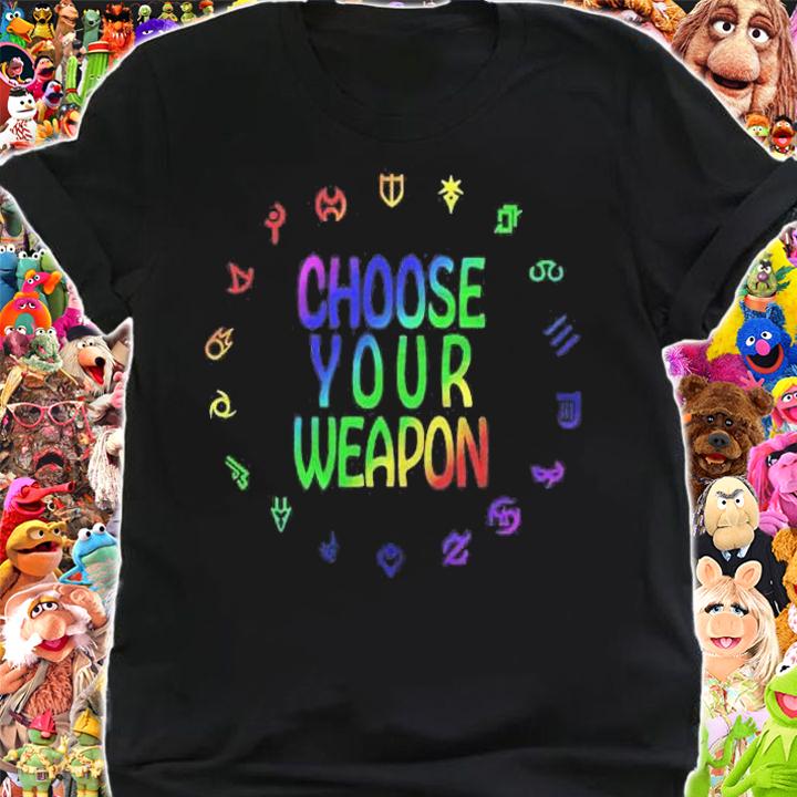 Choose Your Weapon Ff14 Job Stones Shirt t-shirt