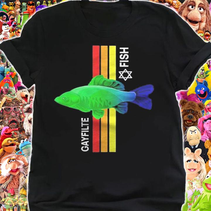 Gayfilte Fish Jewish Lgbtq Pride Rainbow Shirt t-shirt shirt