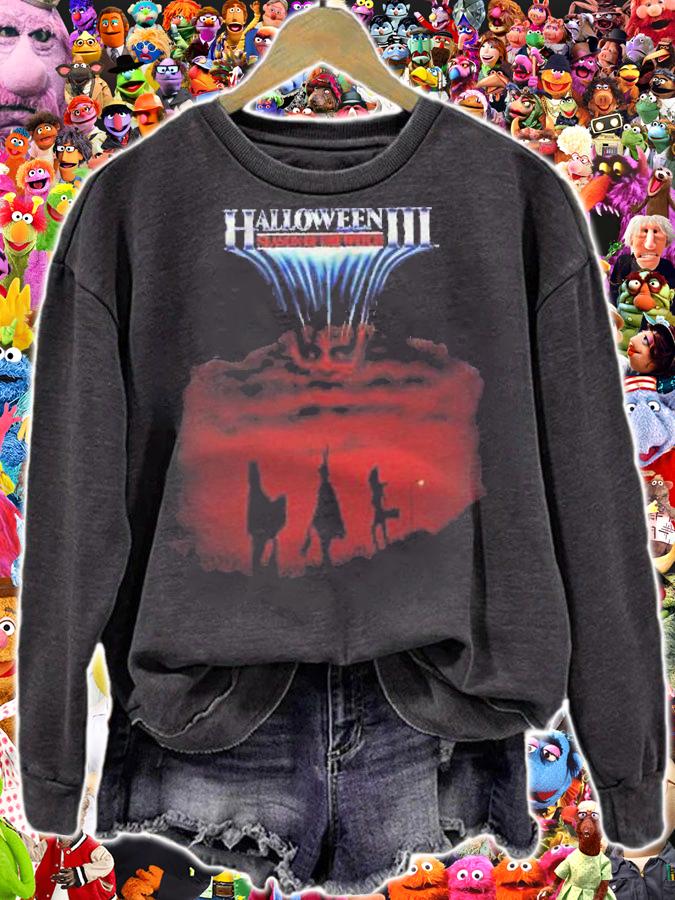 Halloween 3 Season Of The Witch Silhouette Poster Shirt t-shirt sweatshirt