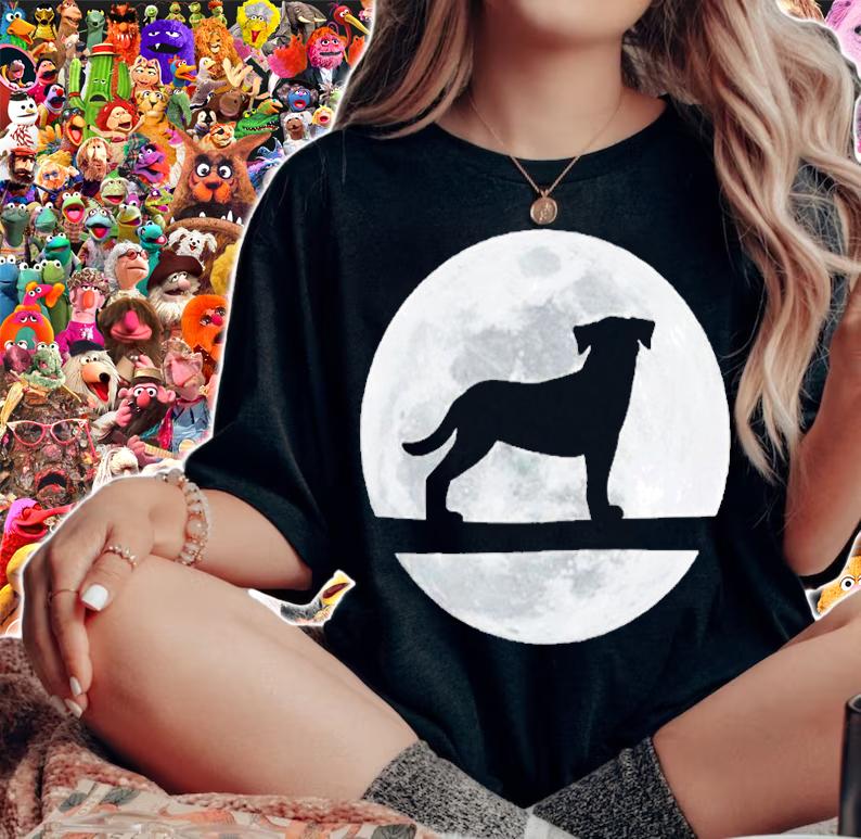 Rottweiler Dog Night Moon Rottweiler Lover T-Shirt t-shirt
