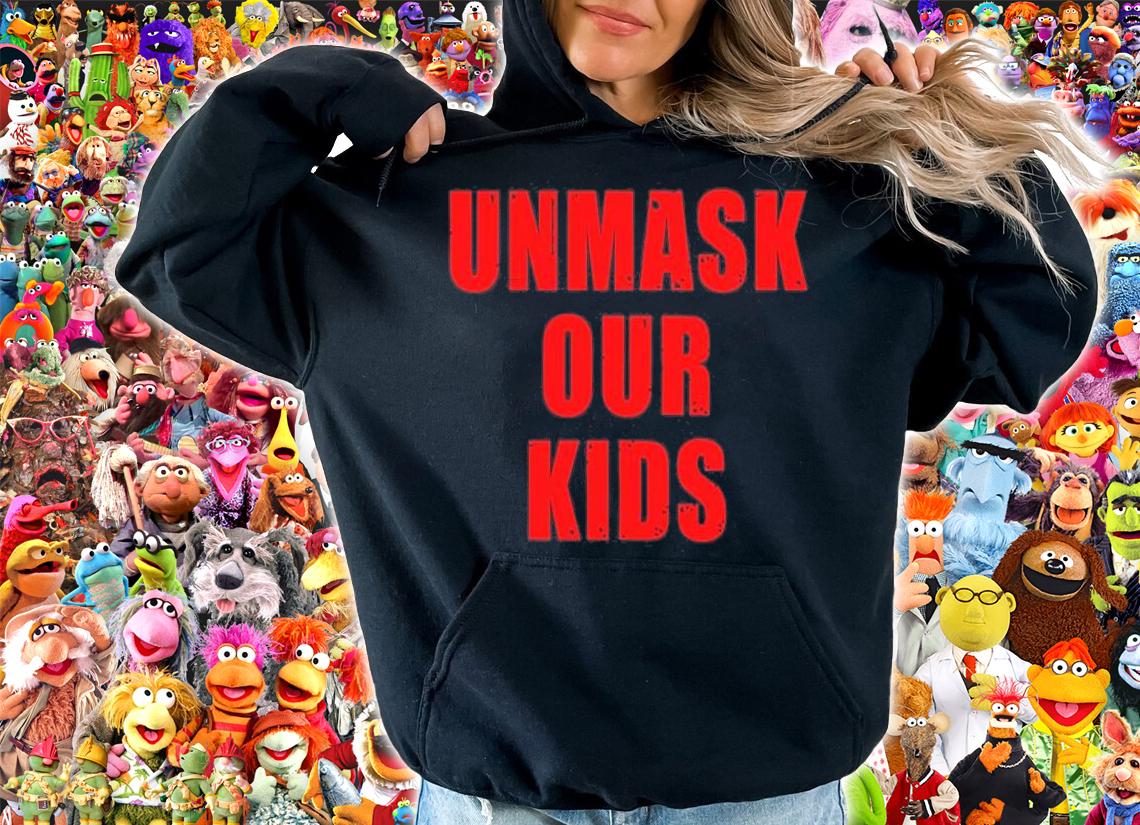 Unmask Our Kids Anti Mask Mandate Medical Freedom T-Shirt t-shirt hoodie