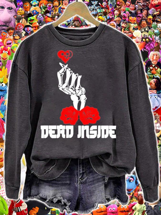 Dead Inside Anime Fan Anti Valentines Day 2022 Korean E Boy T-Shirt