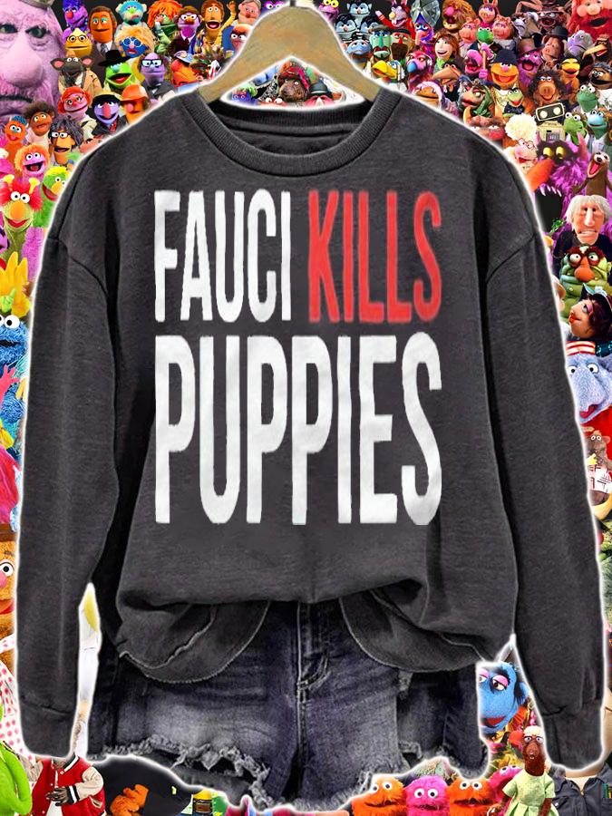 Fauci kills puppies T-shirt