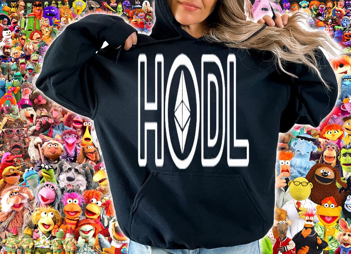 Funny Crypto Hodler Quote Hodl Eth Symbol T-Shirt hoodie