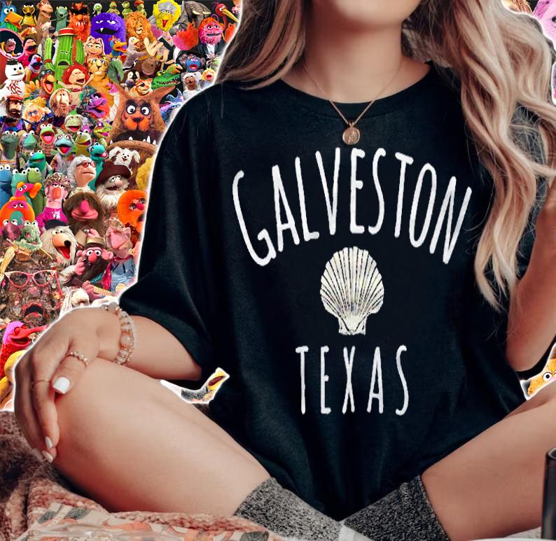 Galveston Texas Ocean Shell Texas Shirt woman shirt