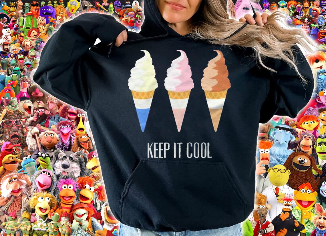Ice Cream Cone Shirt Vanilla Chocolate Strawberry shirt hoodie