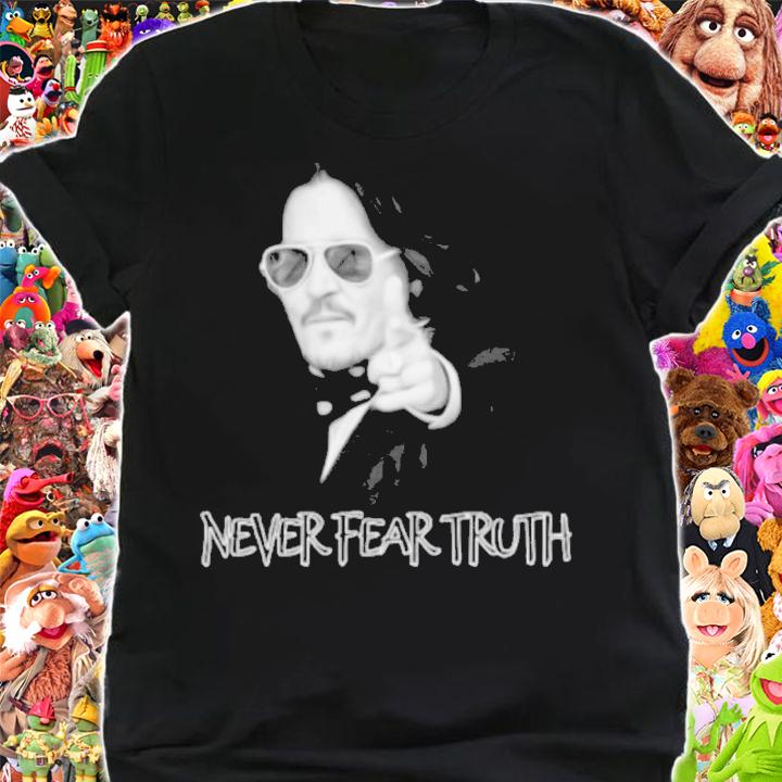 Johnny Depp Never Fear Truth Justice For Shirt shirt