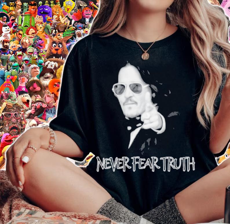 Johnny Depp Never Fear Truth Justice For Shirt woman shirt