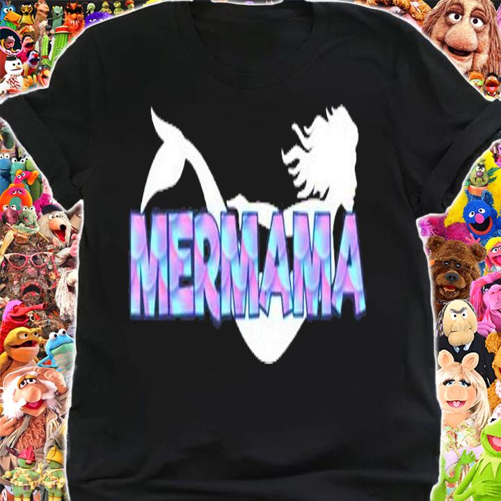 Mermama Mermaid Mom Aquatic Creatures Lover Cute Mother Gift T-Shirt