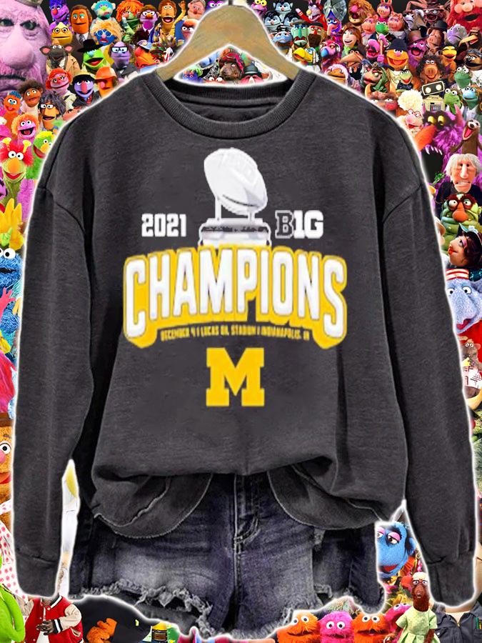 Michigan Big Ten 2021 East Division Champions T-Shirt sweatshirt