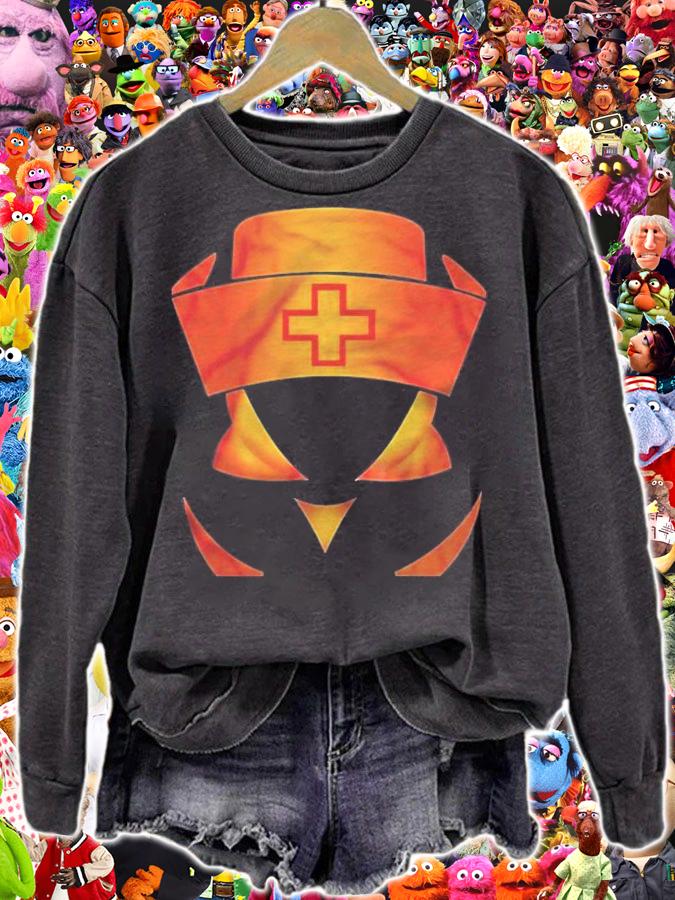 Pumpkin Nurse Halloween Shirt sweatshirt